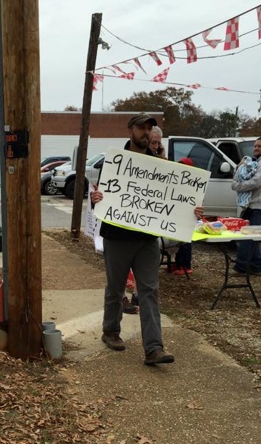 Protesting Christian