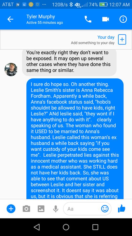 Text msg Anniston PD 10