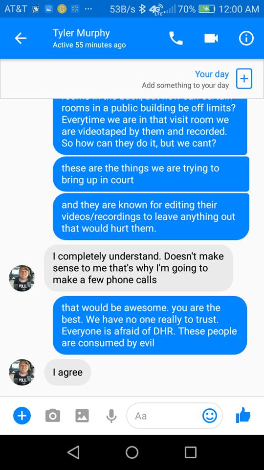 Text msg Anniston PD 13