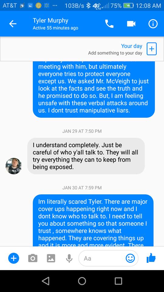 Text msg Anniston PD 8